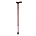 Walking stick aluminum - mahogany