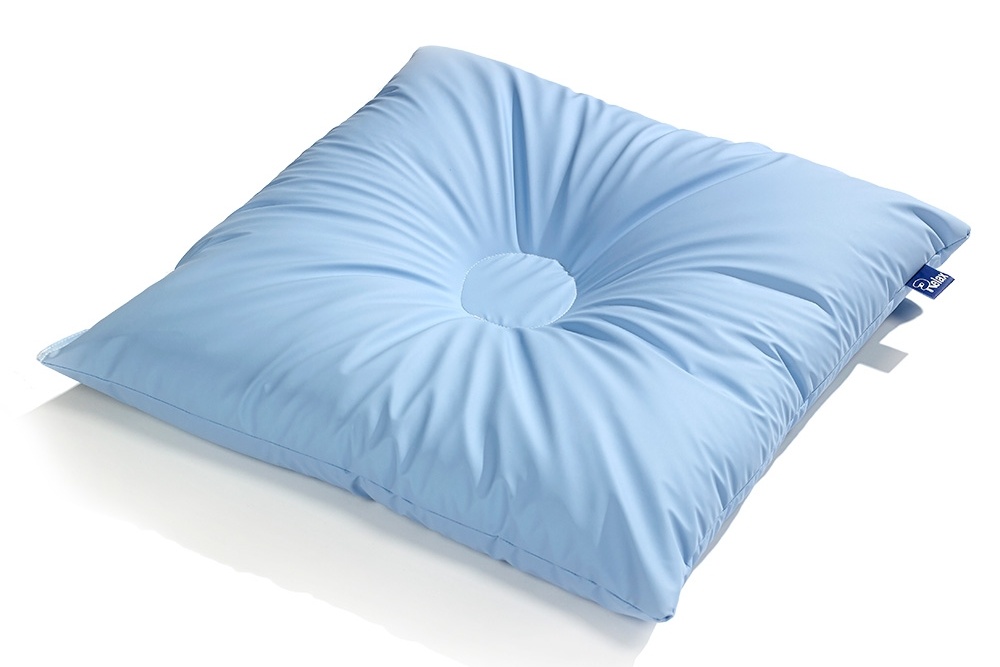 Coussin d'oreiller avec renfoncement pour les oreilles - Relax Pro - Bi-Tec - bleu