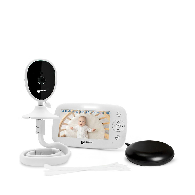 Geemarc amplicall sentinel video baby monitor with vibrating disc