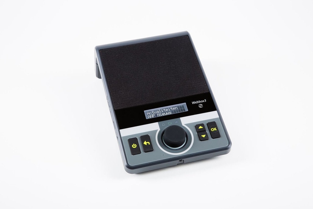 SENSOTEC Webbox 3 - Lecteur de livres audio et sous-titres TV parlés