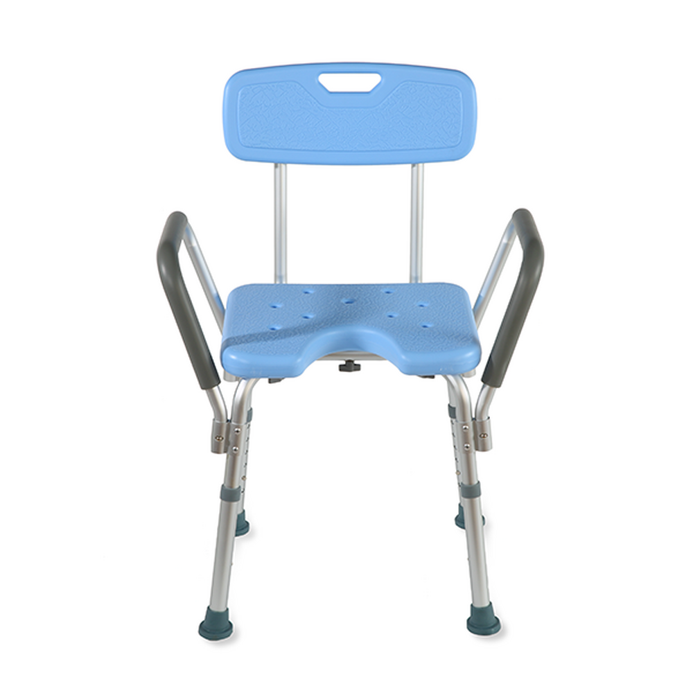 Chaise de douche réglable en hauteur avec support - Chaise de douche MOEM