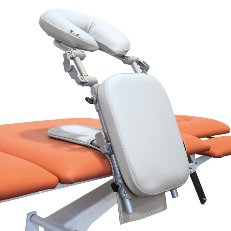 Appuie-tête de massage pliable - gris clair