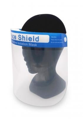 Écran facial de protection transparent
