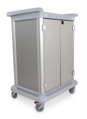 Essential wagen 10, met 2 deuren, grijs, hoogte 110 cm, zonder docking klem
