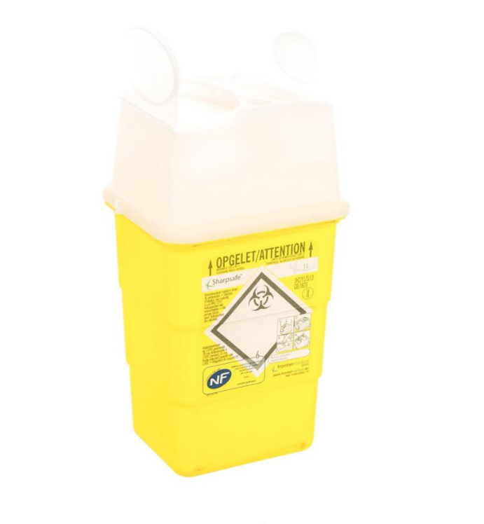 Conteneur d'aiguilles Sharpsafe - 1 l