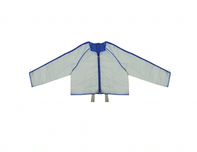 Veste Lympha-mat - bilatérale - grise - connecteur gris