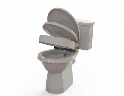 Toilet seat raiser Ashby Lift Oval - 10 cm