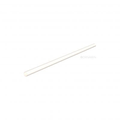 Straws Ornamin - biodegradable - white - 20 pieces