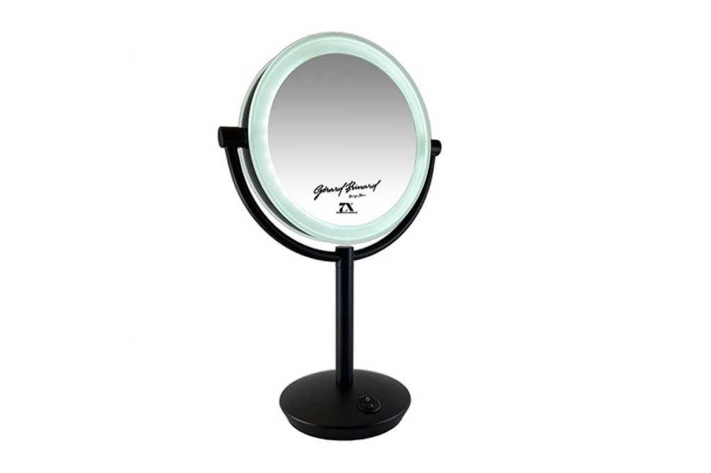 Spiegel met led 19cm 7x vergr op voet