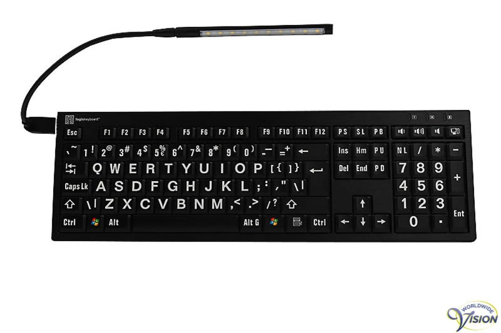 Nero Xl Toetsenbord Wit/Zwart