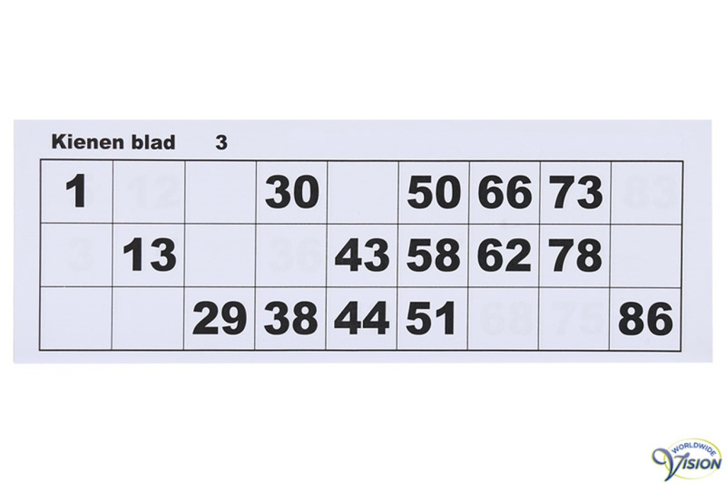 Kienblok 100 Sheets Dimensions 21 x 7 cm