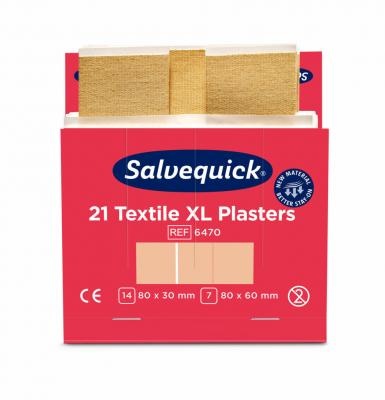 Salvequick textile bandages XL - Box of 21