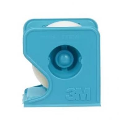 Micropore non-woven hechtpleister, met blauwe dispenser, 9,14 m x 2,5 cm - Doos van 12