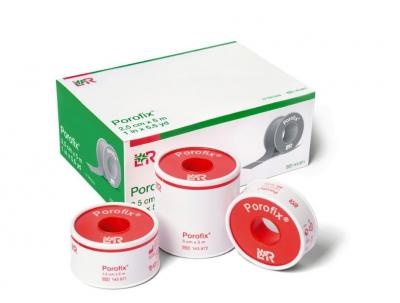Porofix, 2,5 cm x 5 m – unsteril – Karton 1 x 12 cm