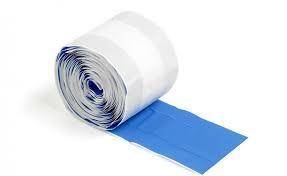 Roll of detectable plasters, blue, PE, 6 cm x 5 m - 1 roll