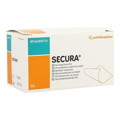 Secura No-Sting Barrier Wipe 1 ml - Box of 50