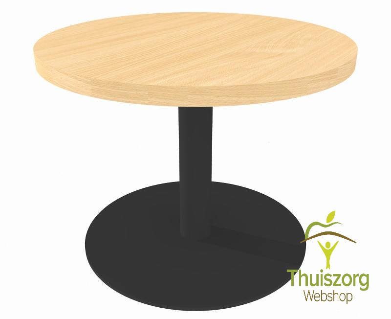 Round table with central leg