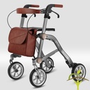 Compacte dubbel plooibare rollator