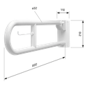 Klappbarer WC-Halter – 3 Varianten verfügbar