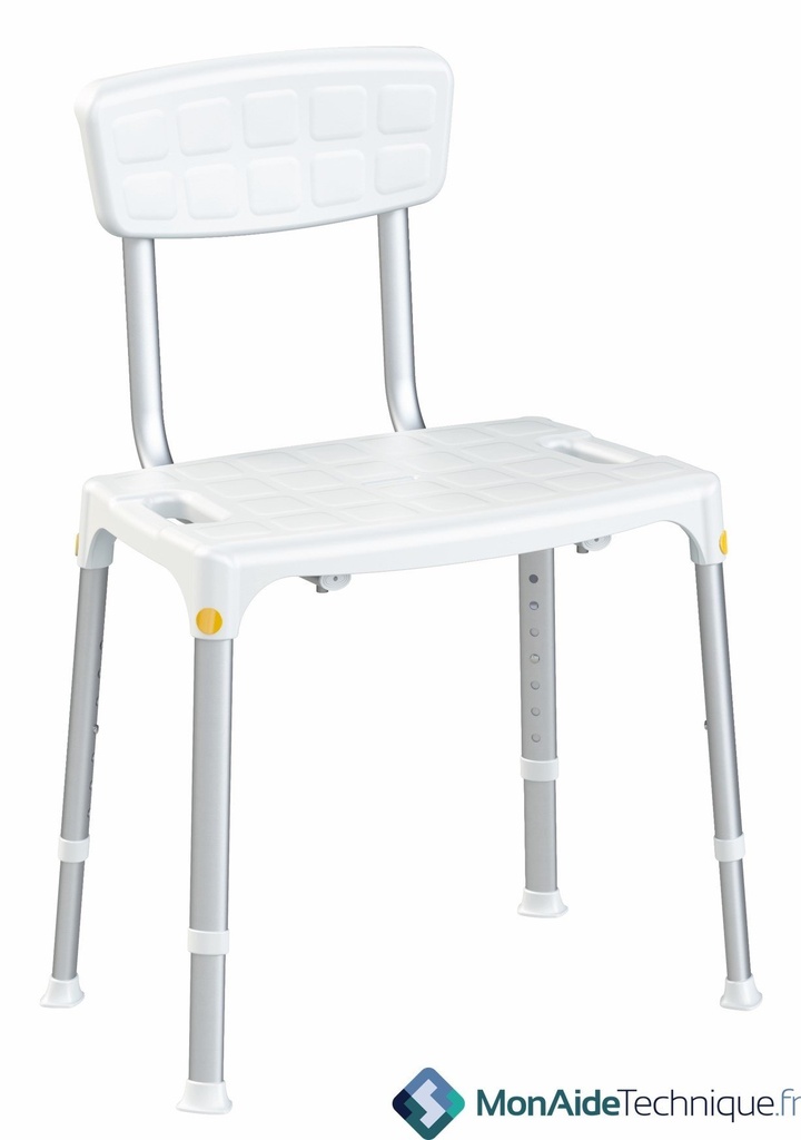 Tabouret de douche rectangulaire