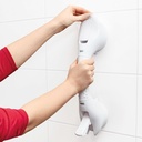 Mobile wall bracket with suction cups