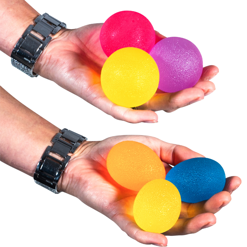 Ballons d'exercice pour exercices des mains, lot de 3