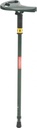 Lightweight aluminum walking stick with seat