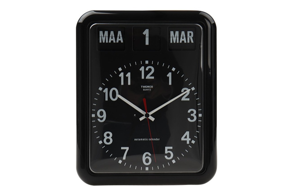 Kalenderklok groot analoog 