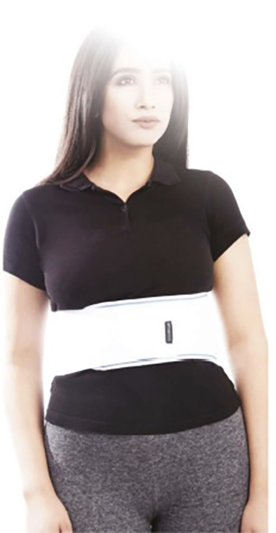 Ceinture côtelée pour femme - Orthopédique