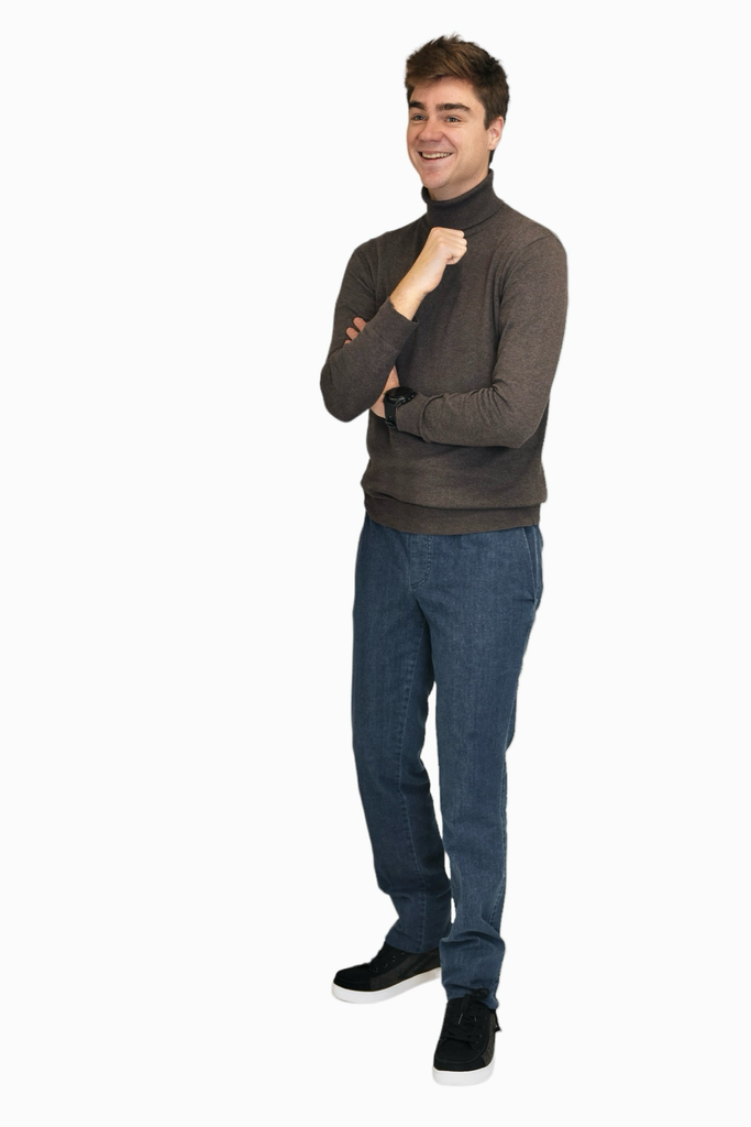 Broek met elastiek - jeans