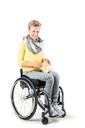Pantalon à fermeture éclair profonde - jeans gris