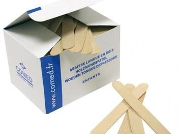 Abaisse-langues en bois