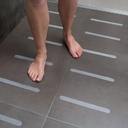 Rutschfeste Aufkleber, länglich, 2,5 x 24,5 cm – 12er-Set