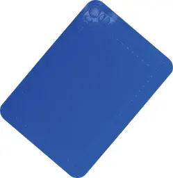 blauwe anti-slip mat 25 x 18 cm