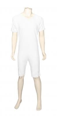 Pyjama d'allaitement GCare manches courtes et jambes, blanc