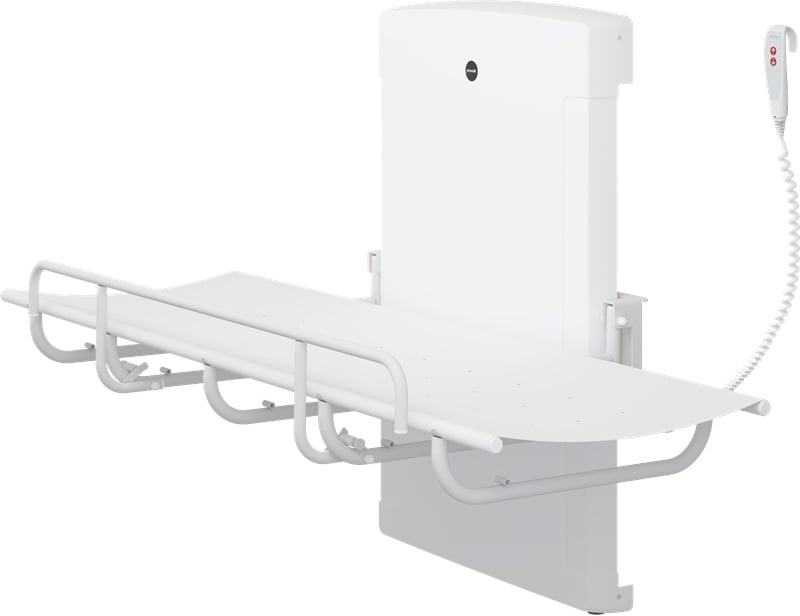 Brancard de douche SCT 1000, réglable en hauteur électriquement