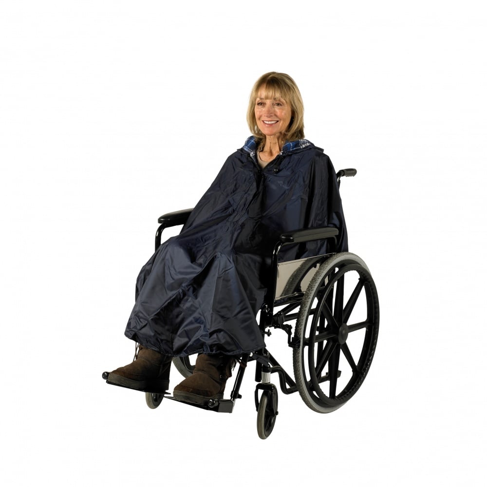 Poncho for wheelchair