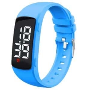 Medicine/urine watch with 15 alarms, oblong