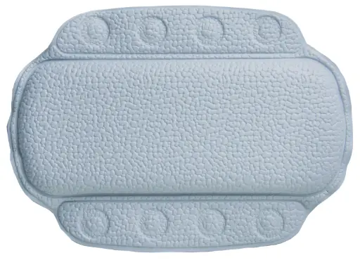 Oreiller de bain - gris - 22 x 32 cm