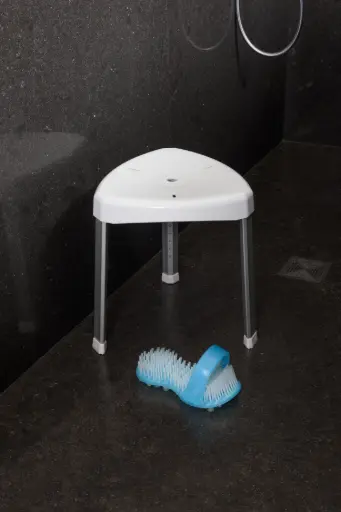 Chaise de douche d'angle Delta