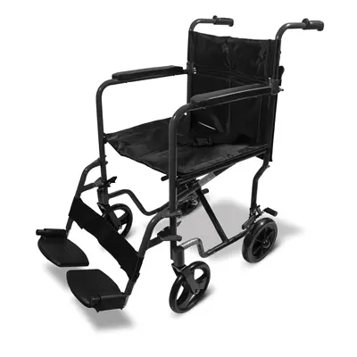 Compacte aluminium transportstoel