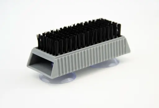 Handborstel op zuignappen