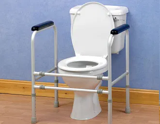Cadre de toilettes en acier extra-robuste