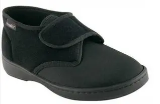 Hoge pantoffel met velcrosluiting