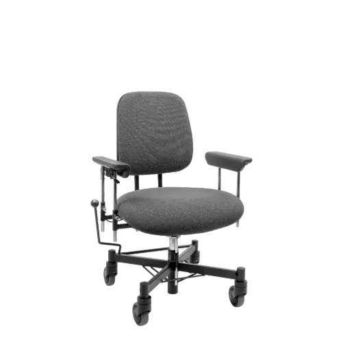 Fauteuil roulant à trois roues Vela Tango 300 Standard - Tissu - Gris foncé