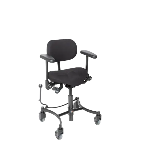 Trippel/werkstoel Vela Salsa 110 - Stof - Zwart