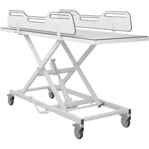 Table à langer mobile MCT 5, réglable manuellement en hauteur