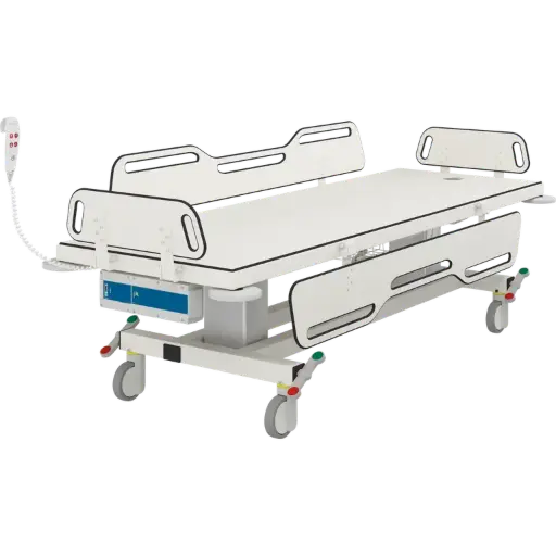 MSCT 1 brancard de douche mobile, réglable en hauteur électriquement
