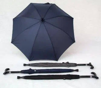 Canne parapluie 2 en 1
