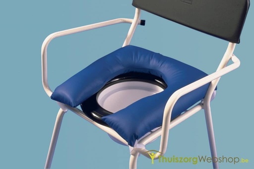 Cushion for toilet chair in horseshoe shape